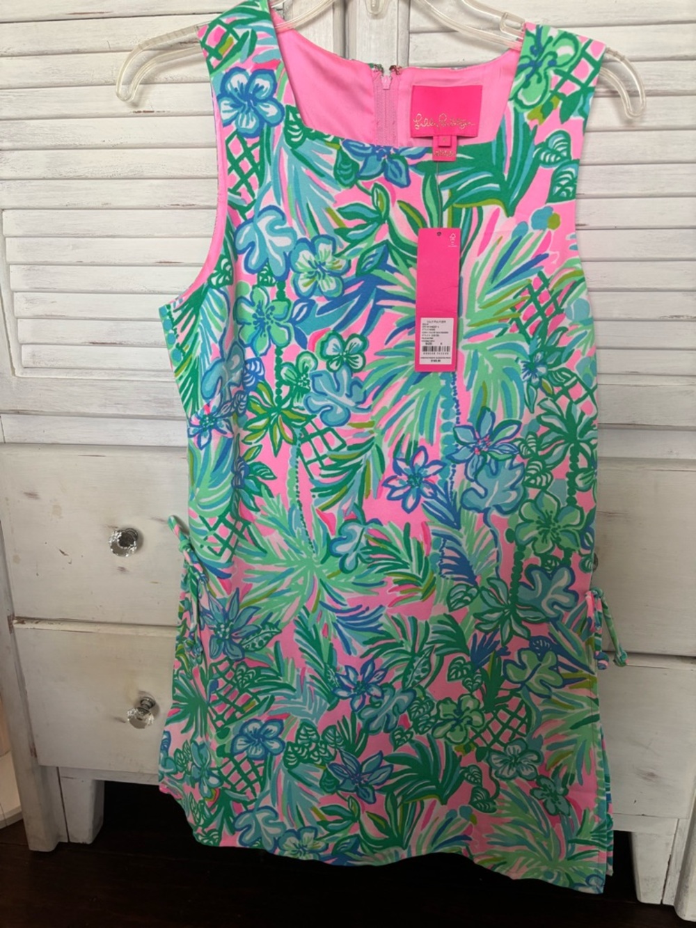 Lilly Pulitzer Donna Romper Sz 6 in Pelican Pink Coconut Row NWT
